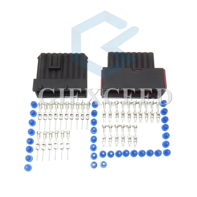 16 Pin 1-964449-1 1-965427-1 Female Male Waterproof Wire Harness Automotive Connector AC Assembly Car Sealed ECU Socket