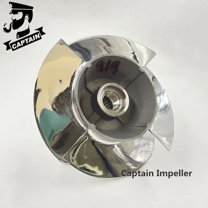 

Captain Propeller 4 Blades Jet Ski Impeller 267000919 Fit Seadoo BRP GTI 90 / GTS 90 150mm Polished