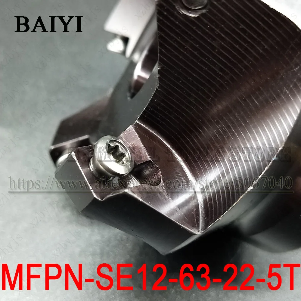 MFPN-SE12-63-22-5T MFPN SE12-63-22 5 الناي الوجه قاطعة المطحنة تحول أدوات التصنيع باستخدام الحاسب الآلي طحن المعادن لإدراج طحن SEKT1204