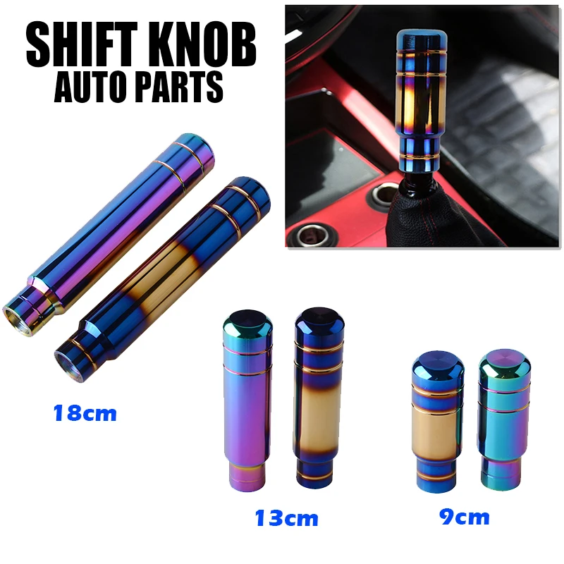 Aluminium Legierung Schaltknauf Überzug Farbe Hand Shifter Griff Universal Fit Für Auto Modifikation Zubehör 18 13 9 cm