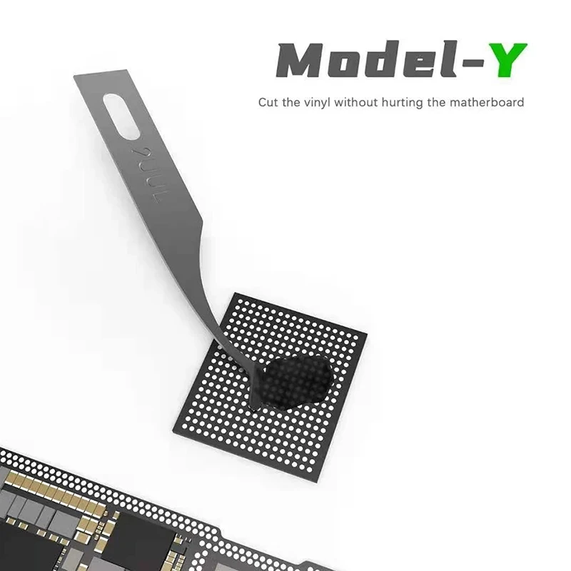 أحدث 2uul اليد مثير شفرات ل Pcb تحت ملء نظيفة متعددة الوظائف اللوحة بغا رقاقة الغراء تنظيف كشط نقب سكين أدوات