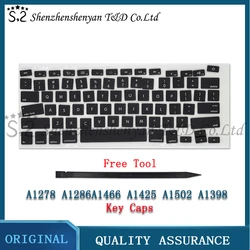 Capuchons pour clavier d'ordinateur portable MacPleAir Pro Retina, capuchon de clé de type, outil gratuit, A1466, A1425, A1502, A1398, AC06, AP08, AC07, AP11