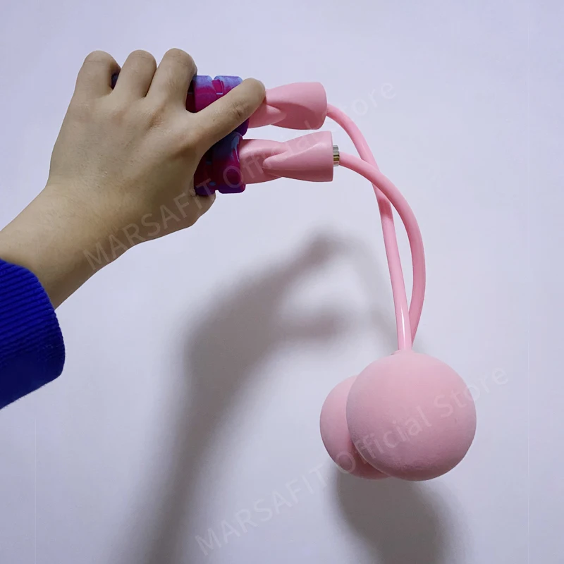 Cordless Jump Ropes for Fitness, Wireless Skip Rope, Weight-Bearing Ball, Portable Equipment, Dual-Use Skipping Rope