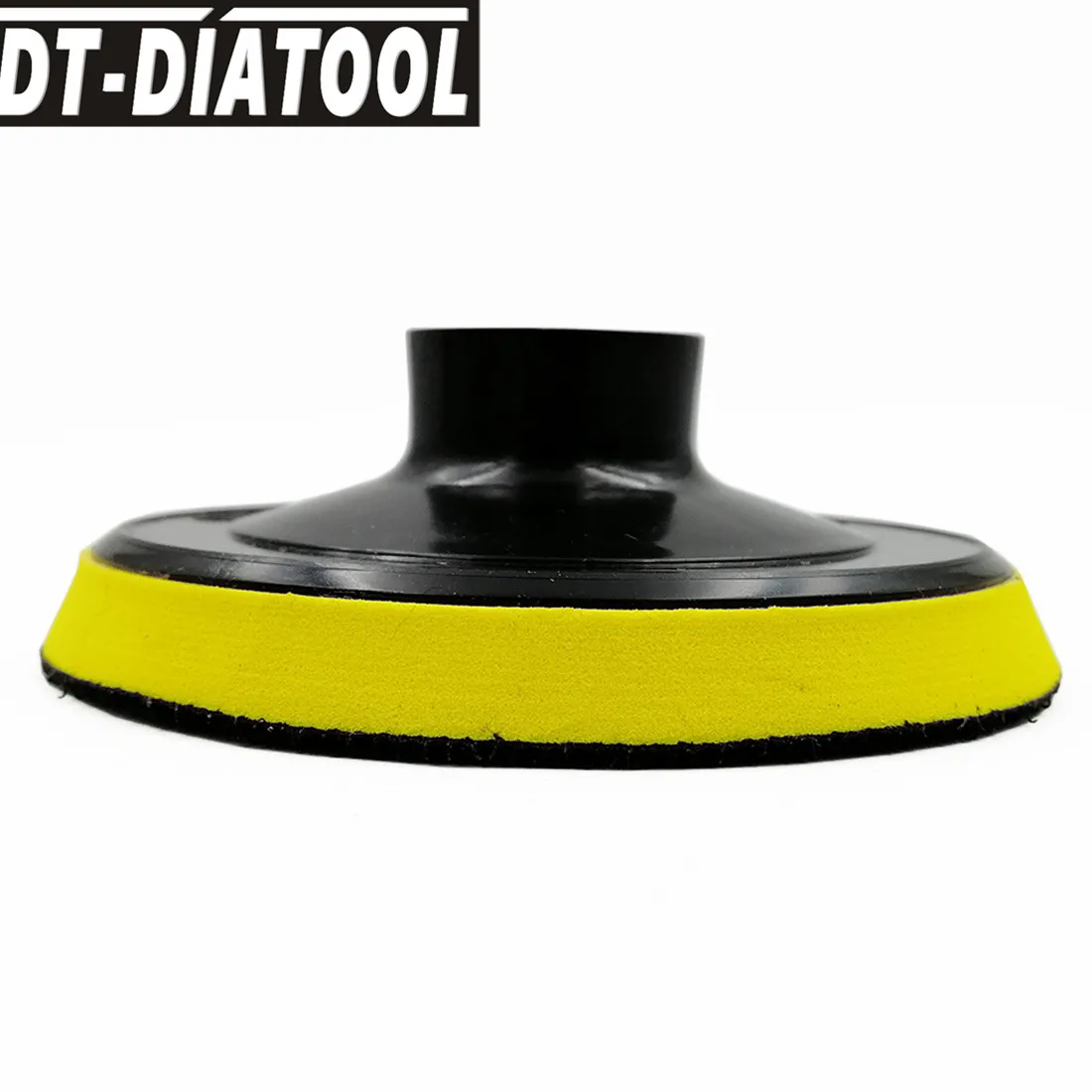 Imagem -02 - Dt-diatool 1pc M14 Diâmetro Polegada 100 mm Espuma de Plástico Almofada Traseira para Almofadas de Polimento Diamante Suporte Disco de Lixamento