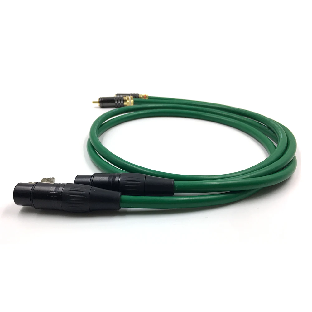 

HIFI MCINTOSH 2328 RCA Male to XLR Male Female Cable 2 XLR to 2 RCA WBT-0144 Plug for Microphone Speaker