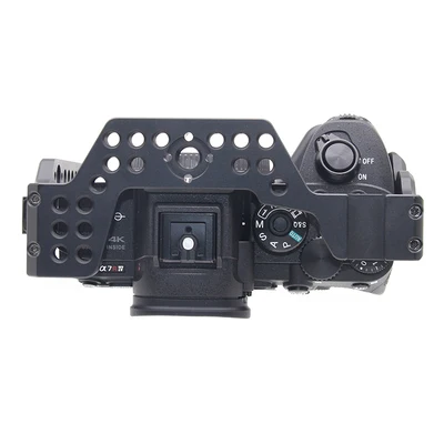 Quick Release L Plate for for Sony a7r4 A9II A92 a7m4 A74 IV Camera Rig Cage Camera Aluminum Alloy Cage W/ Arca Swiss QR plate