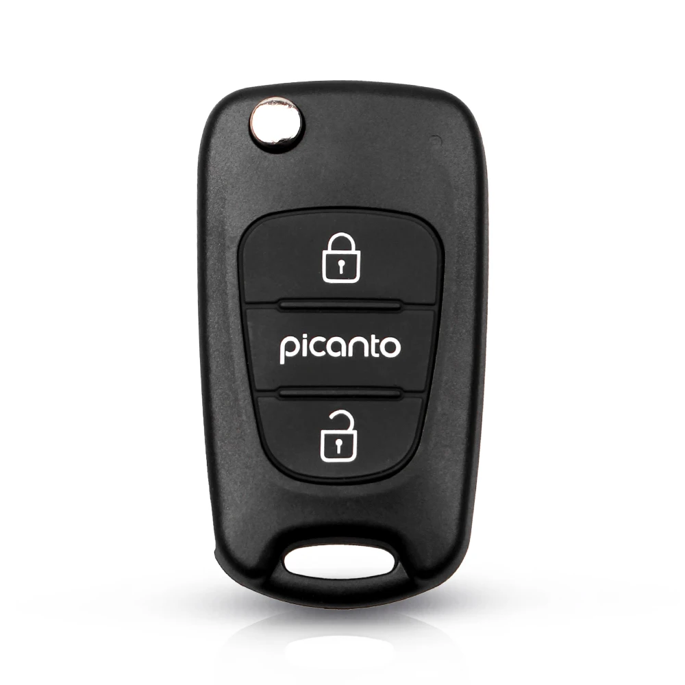 KEYYOU Kia Rio 3 Picanto Soul Ceed Cerato Sportage K2 K3 K5 3 düğmeler çevirme katlanır uzaktan oto araba anahtar kabuk boşlukları durumda