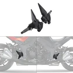 Front Foot Pegs Pedals Footrest Bracket For Kawasaki Z1000 ZR1000 2010-2023 Motorcycle