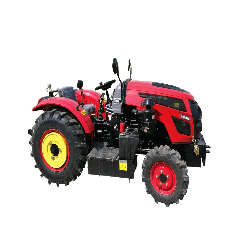 ฟาร์มเกษตรอุปกรณ์ Micro เรือนกระจก Orchard สี่ล้อ50HP 4WD Mini รถแทรกเตอร์