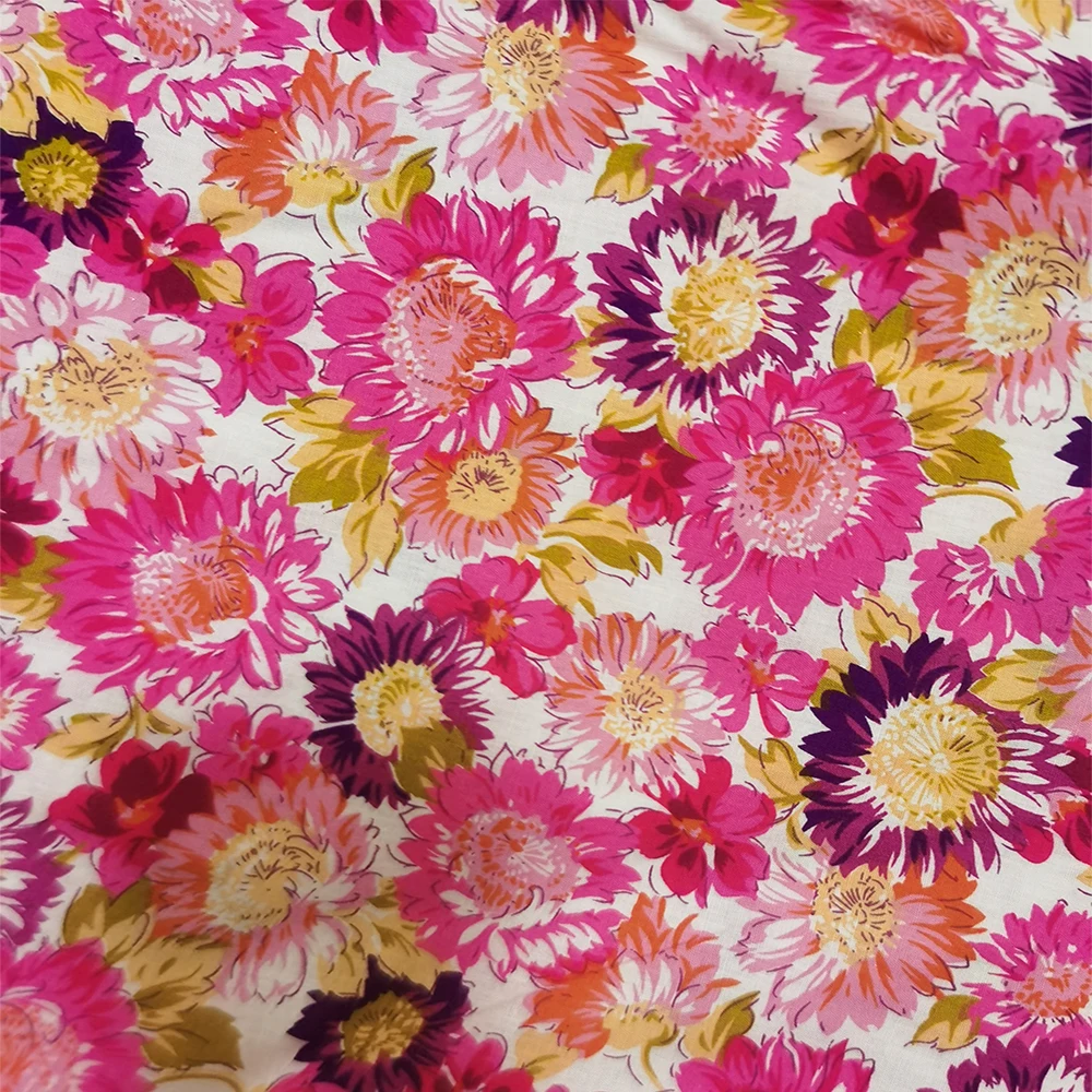 New fashion 100%cotton print fabric for fashion dress, bed sheet, home decor, table cloth curtain cloth patchwork sewing tissue