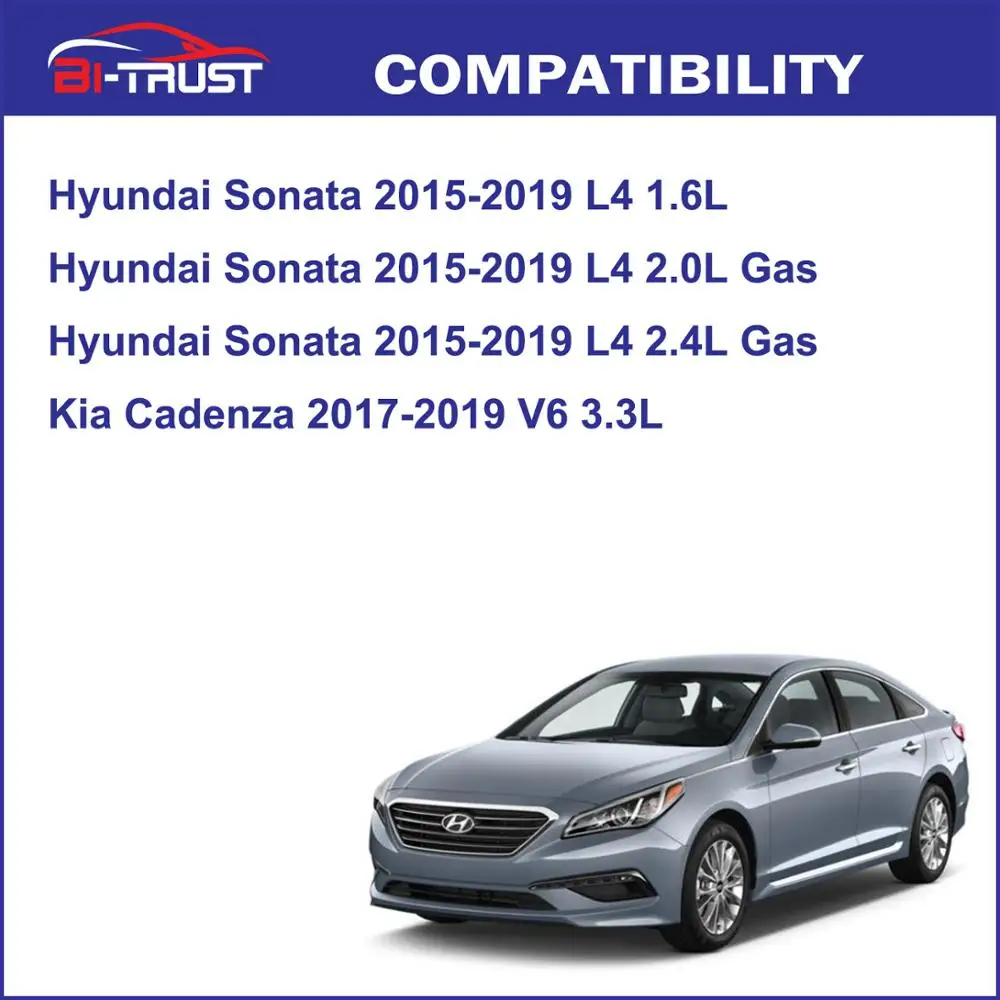 Bi-Vertrauen Cabin Air Filter Ersatz für 2015-2019 Hyundai Sonata L4 1,6 L L4 2,0 L 2,4 L 2017-2019 Kia Cadenza 3,3 L 97133-C2000