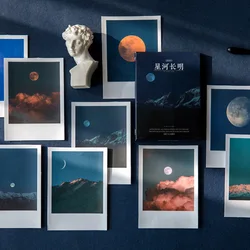 30Pcs/Lot Romantic Scenery Series Lomo Card Fantasy Sky Sea Scenery Cloud Paper Stickers Message Card