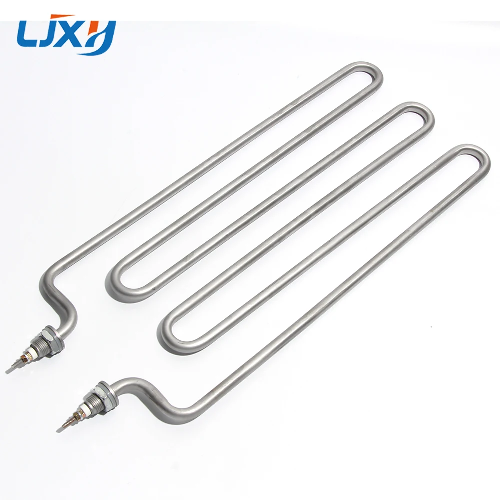 LJXH M16 Dia M16 Thread Electric Heating Pipe of Electric Grill Industrial Oven 304 SUS Dry Heating Tube 110V/220V/380V 3KW