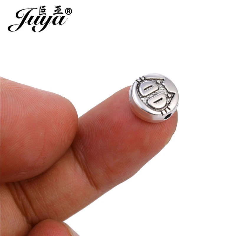 20PCS Fish Heart Crown Cross Beads Animal Trinket Spacers Charms For DIY Bracelets Necklaces Jewelry Making Accessories Supplies