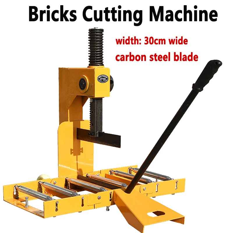 Manual bricks cutting machine, Foam brick cutting tool , punch leather die cutting machine carbon steel blade