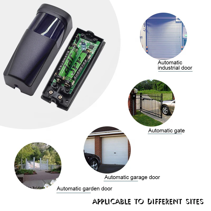 Automated Gate Safe Infrared Detector Sensor, Garage Gate, fotocélulas, uso para DITEC, PUJOL, ATA, ADYX Door