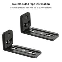 Universal Soundbar Wall Mount Kit Mounting Brackets for JBL Samsung Sony Bose Vizio TCL Top vision Polk Audio Gigna For Yamaha