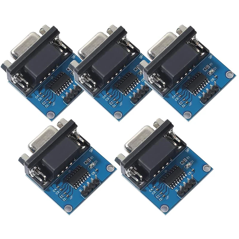 MAX3232 RS232 to TTL Serial Port Converter Module DB9 Connector MAX232 For Arduino