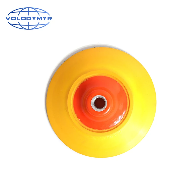 Volodymyr Soft Edge Backing Plate for Polishing Pad Buffing Pads Rotary Polisher 5 or 6 Inch M14 M16 Adhesive Back Plate Buffer