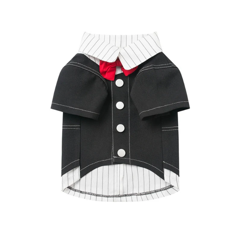 

2021 Dog Clothes Wedding Suit Tuxedo Boy Pet Dog Costumes Pomeranian Maltese Poodle Bichon Schnauzer French Bulldog Cat Clothing