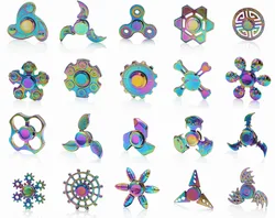 Rainbow Metal Finger Spinner R118 Bearing Spinner Toy Adult Toys for Children Relieve Stress ADHD Fidget Spinner Toys