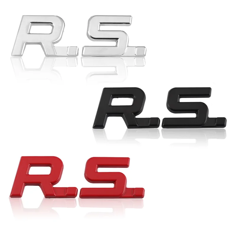 ملصق سيارة بشعار RS لسيارة Renault GT Sport Clio ذات المناظر الطبيعية الخلابة Megane Koleos Arkana Espace Safrane Vel Satis Laguna Logan Sandero Styling