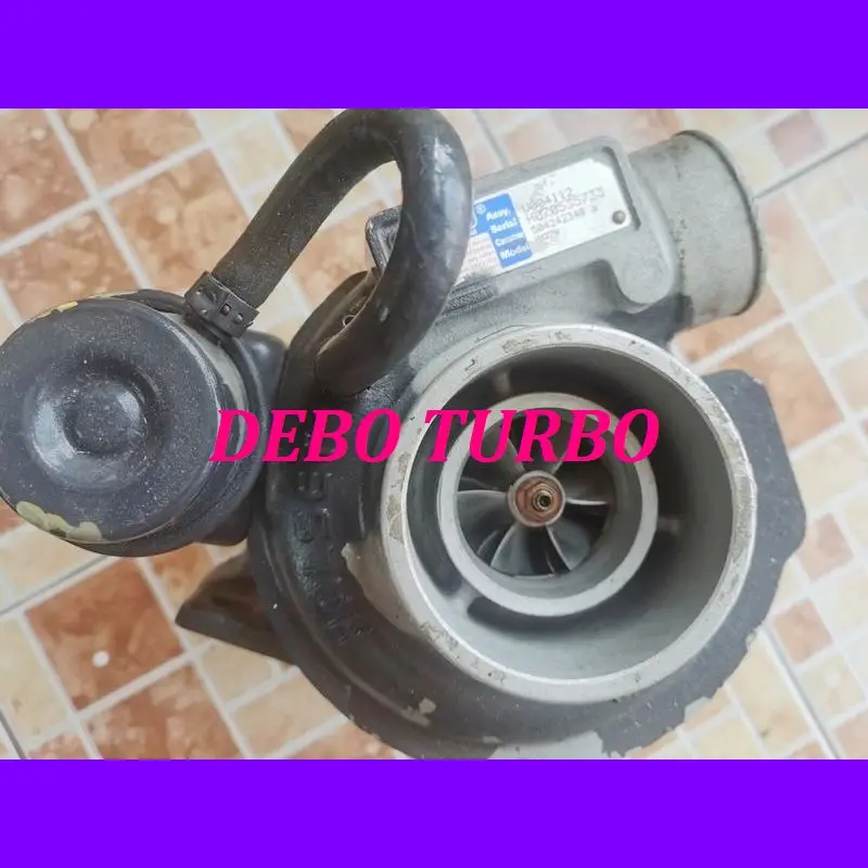 Turbocompresor HOLSET HX27W 4046567 4046568 4033377 504242348 ORIGINAL USADO para IVECO Maquinaria de Movimiento de Tierras CNH Retroexcavadora NEF 3.9