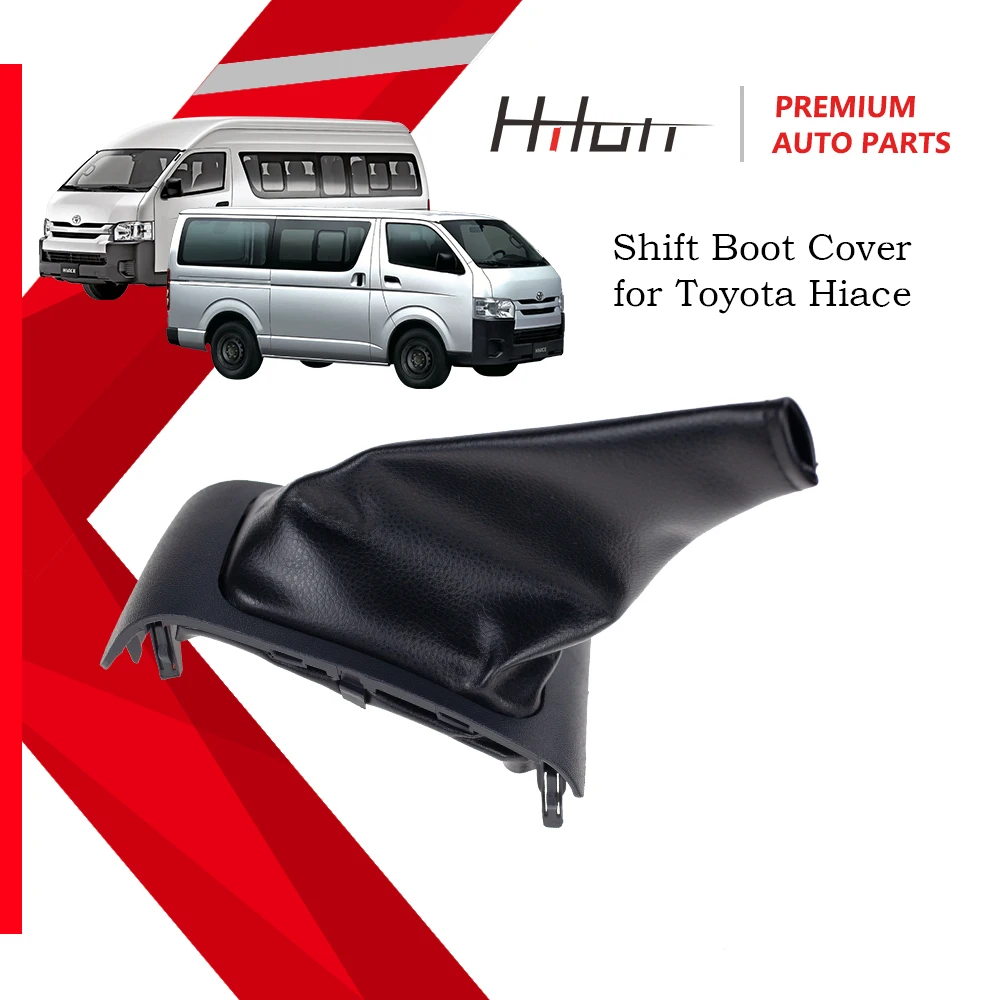 

Shift Boot Cover Black for Toyota Hiace 2005-2018 Commuter 2005-2018 Quantum 2005-2018