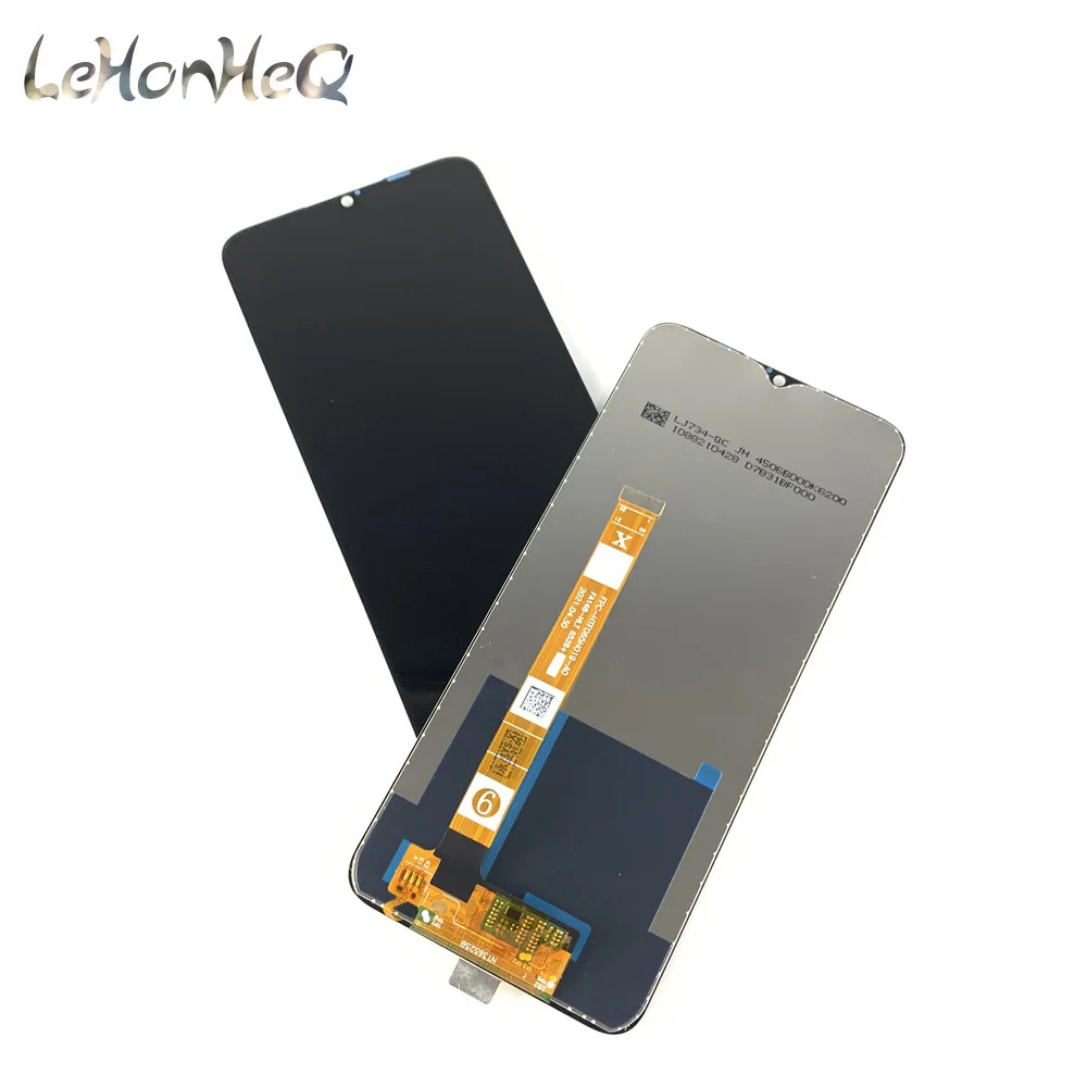 Original For Realme C3 Display LCD RMX2027 RMX2021 RMX2020 Touch Screen Frame Assembly Replacement For Realme C3 LCD