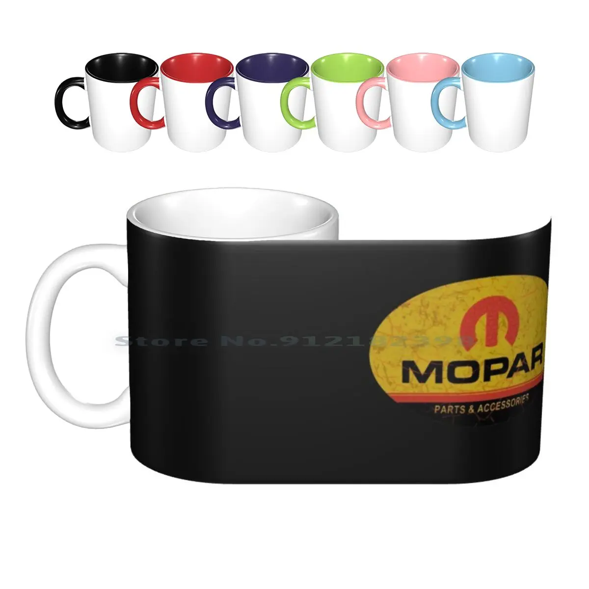 Mopar Ceramic Mugs Coffee Cups Milk Tea Mug Mopar Valiant Chrysler Dart Challenger Roadrunner Cars Fathers Day Birthday