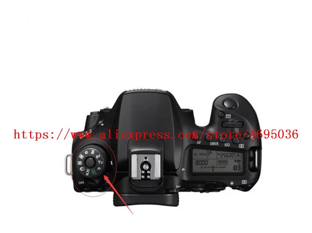 

Новый для Canon EOS 90D верхняя крышка режим циферблат с Крышка для интерфейса Repair Part