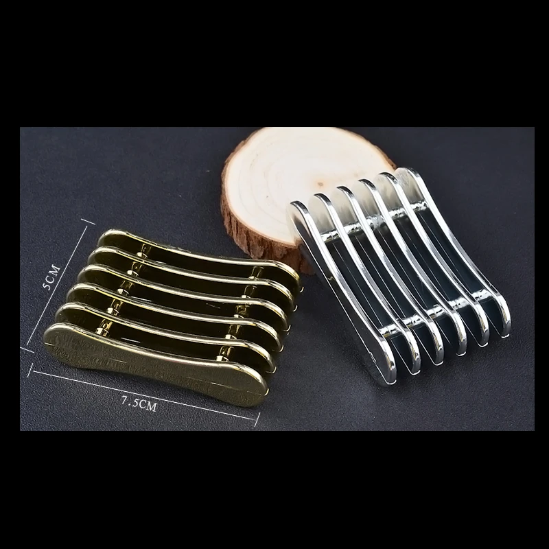 Porte-brosse à ongles en or et argent, 5 grilles, présentoir de Salon de beauté, rangement d'outils de manucure