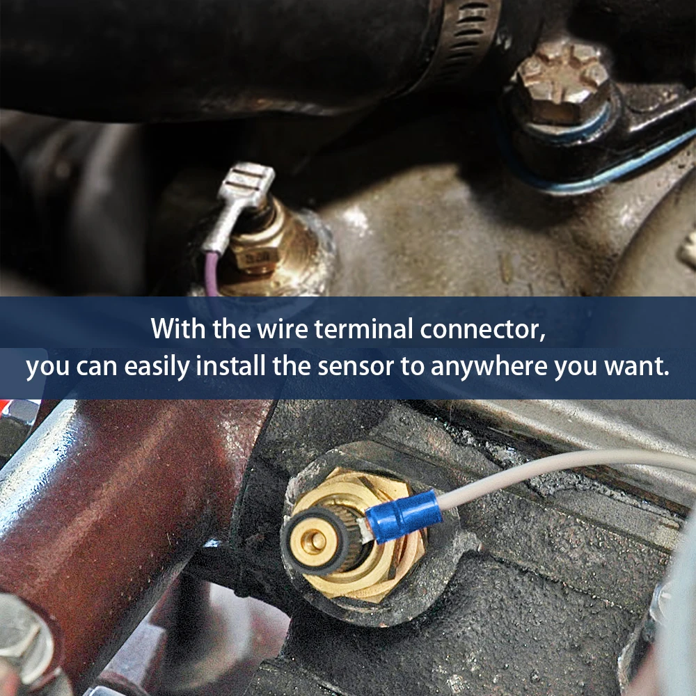 1/8 NPT Temperature Temp Sensor Water Oil Unit Sender Gauge Electric Sender