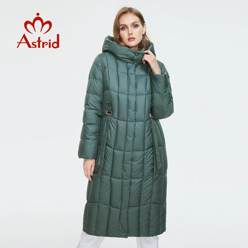 Astrid 2022 New Winter Women\'s coat women long warm parka Plaid fashion thick Jacket hooded Oversize female clothing 9546