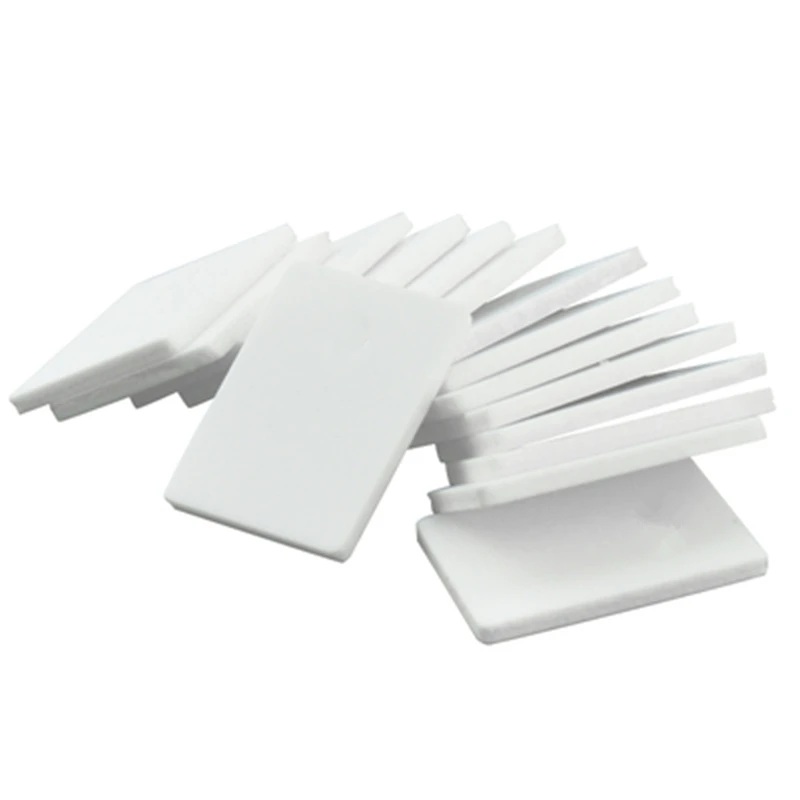 100pcs 14x3.4x0.5mm Zro2 Ceramic Plates Customize 13x97mm / 14x19mm Non-porous Wear-resistant Insulating Zirconia Ceramic Sheet