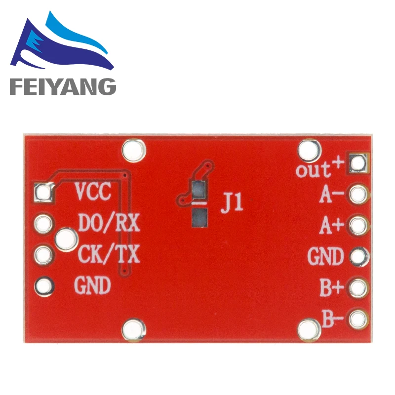 HX711 Dual-channel 24-bit A/D Conversion Weighing Sensor Module with Metal Shied