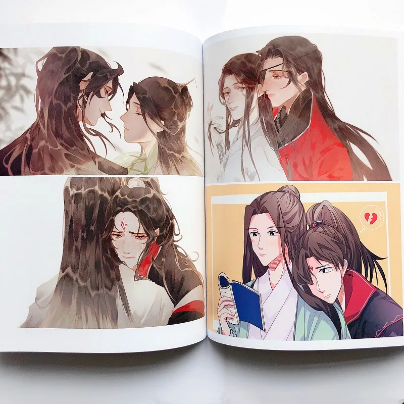 New The Scum Villain’s Self-Saving System Painting Collection Book  Ren Zha Fan Pai Picture Album Poster Bookmark Gift