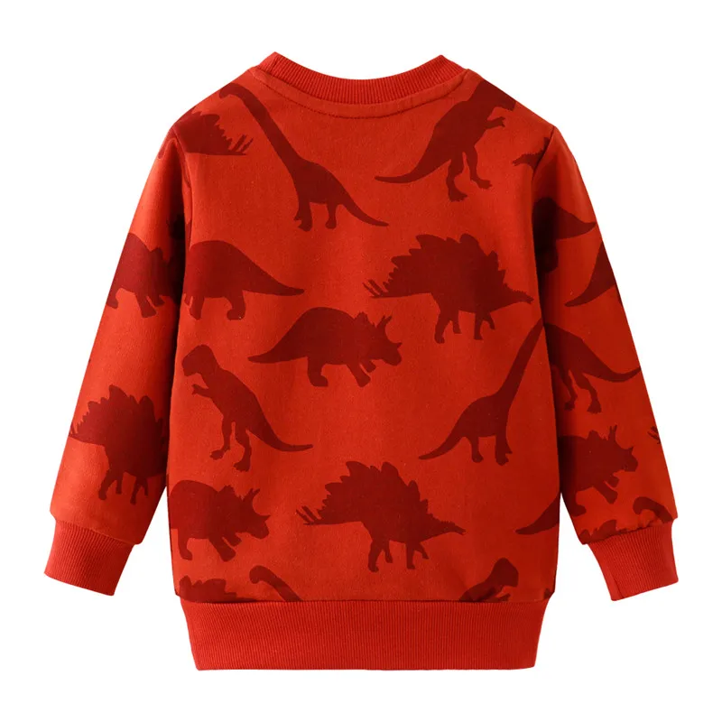 Boys Girls Cotton Clothing Dinosaurs Printed Baby Sweaters for Autumn Spring Kids Animals Sweatshirts Fashion Sport Tops Boys