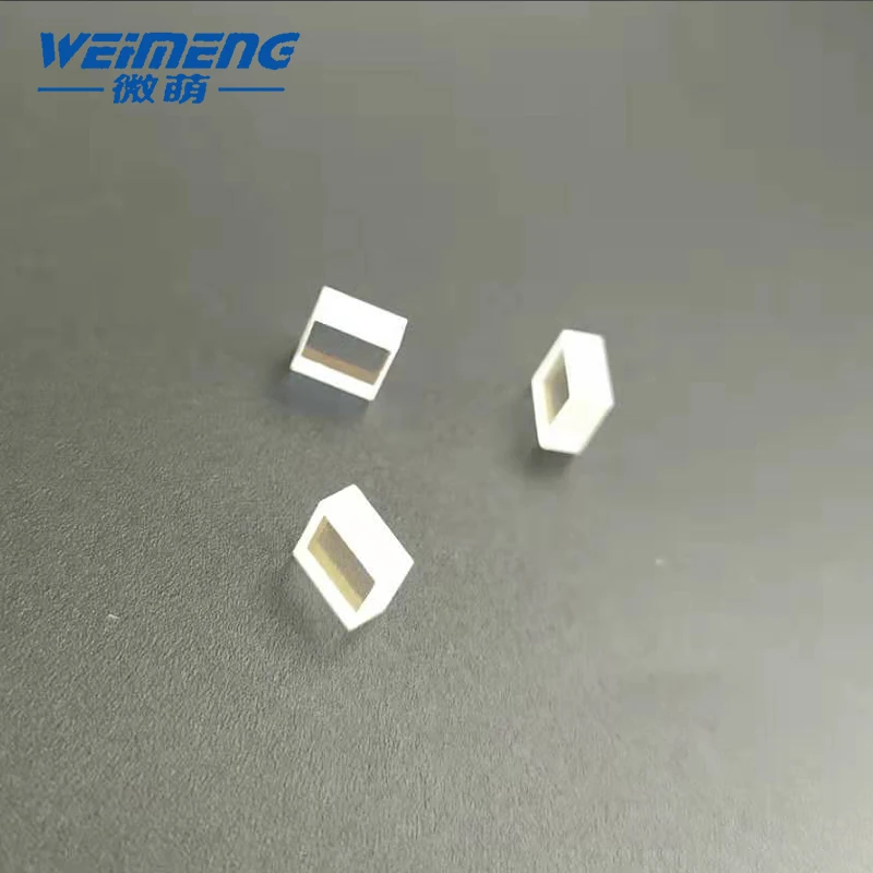 Weimeng KTP crystals 6*6*3mm square shape laser lens optical glass for Tattoo removal laser Optoelectronic beauty machine lens