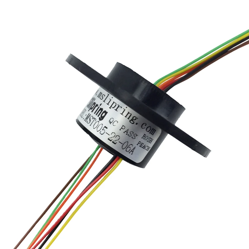 2/4/6/12 Channels 2A Hollow Shaft Slip Ring  Rotation Connector with 5mm Hole rings for Camera Gimbal / Ferris wheel Rings