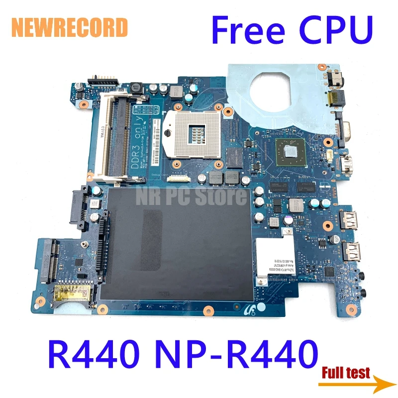 

For Samsung R440 NP-R440 Laptop Motherboard BA92-06504B BA92-06504A BA41-01269A BA41-01270A HM55 HD4500 DDR3 Free CPU