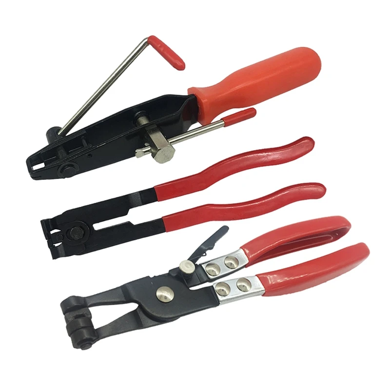 

3Pcs Cv Joint Boot Clamp Pliers Car Banding Hand Tool Kit Set For Use Multifunctional With Coolant Hose Fuel Hose Clamps Tools