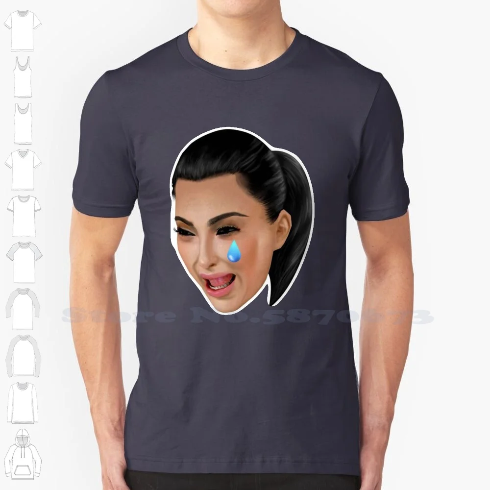 Crying Meme 100% Cotton T-Shirt Crying Meme Funny