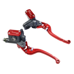 Motorcycle brake clutch pump lever master cylinder universal set kit 7/8