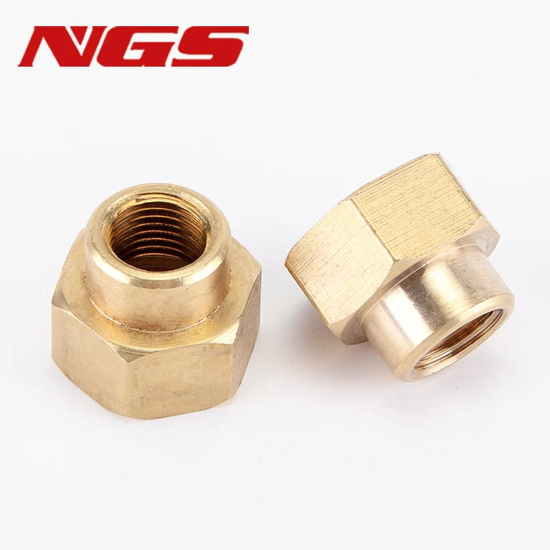 TPUFG Brass Internal Thread Copper Pipe Adapter Reducer Pipe Fitting Coupler Connector 1/8 1/4 3/8 1/2