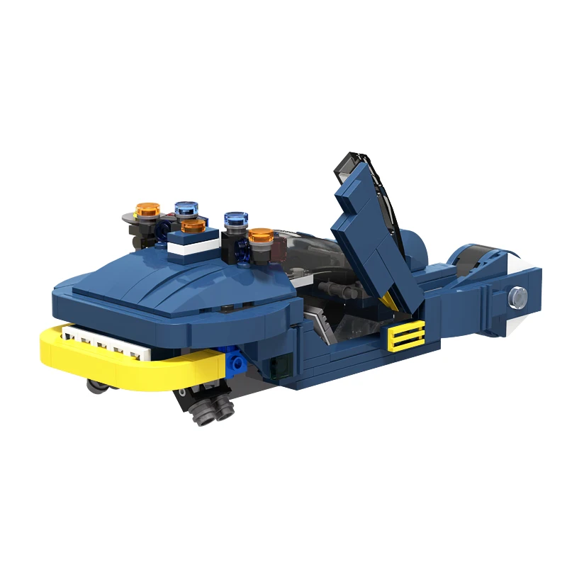 Moc Stad Auto Klassieke Sci-fi Film Bouwsteen Baksteen Blade Runner Spinner Speed Flying High-Tech Voertuig aerocar Model Speelgoed Kid