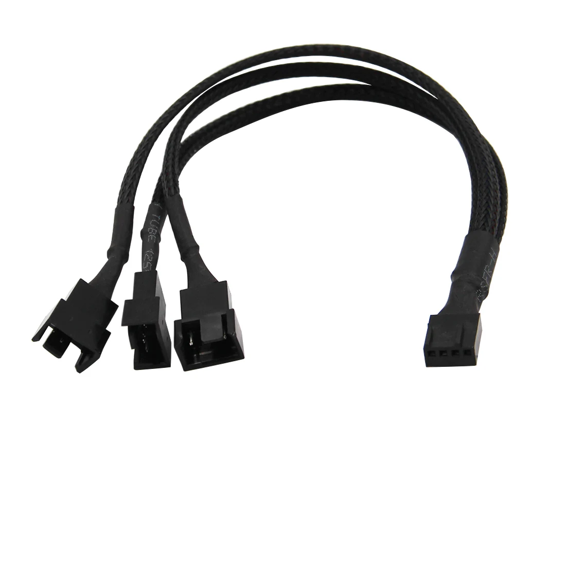 

High Quality 6 inch 1 to 3 4-pins Molex TX4 CPU 4 Pin PWM Case Cooling Fan Splitter Hub Power Fan-out Adapter Cable