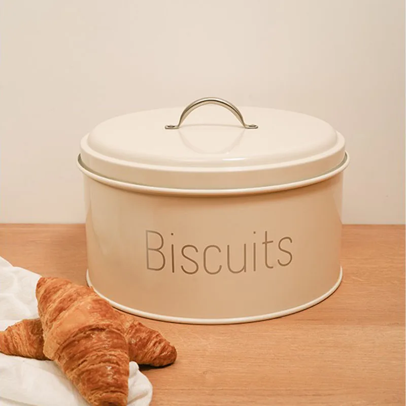

Biscuit Storage Box Japanese-style Large Capacity Snack Iron Storage Box For Home Kitchen Organizer органайзер для хранения