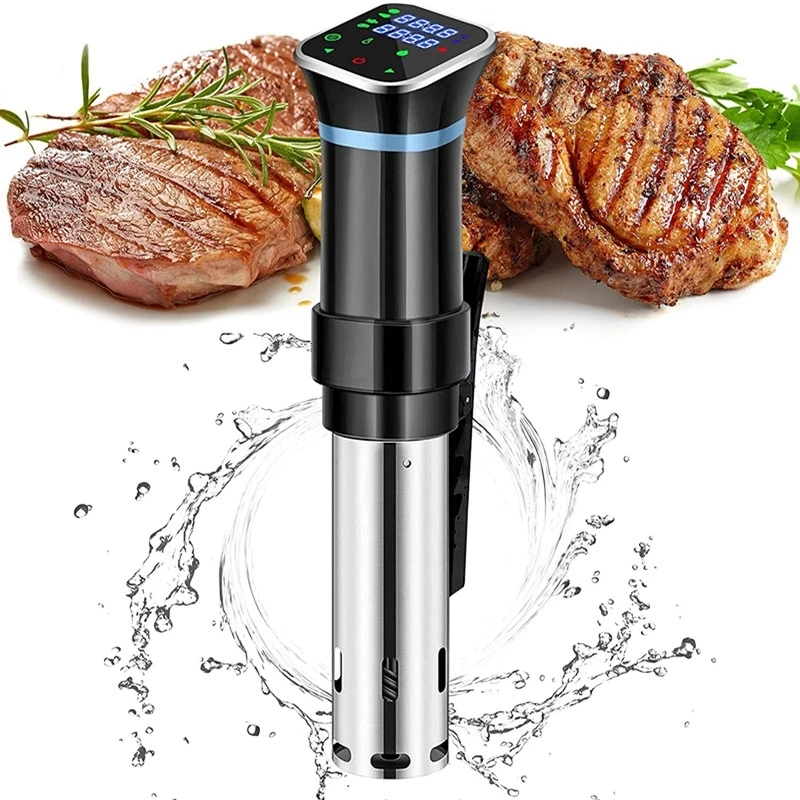 Sous Vide Cooker IPX7 Waterproof Precise Temperature and Time Control Touch Screen Immersion Circulator Wand Cooking Precision