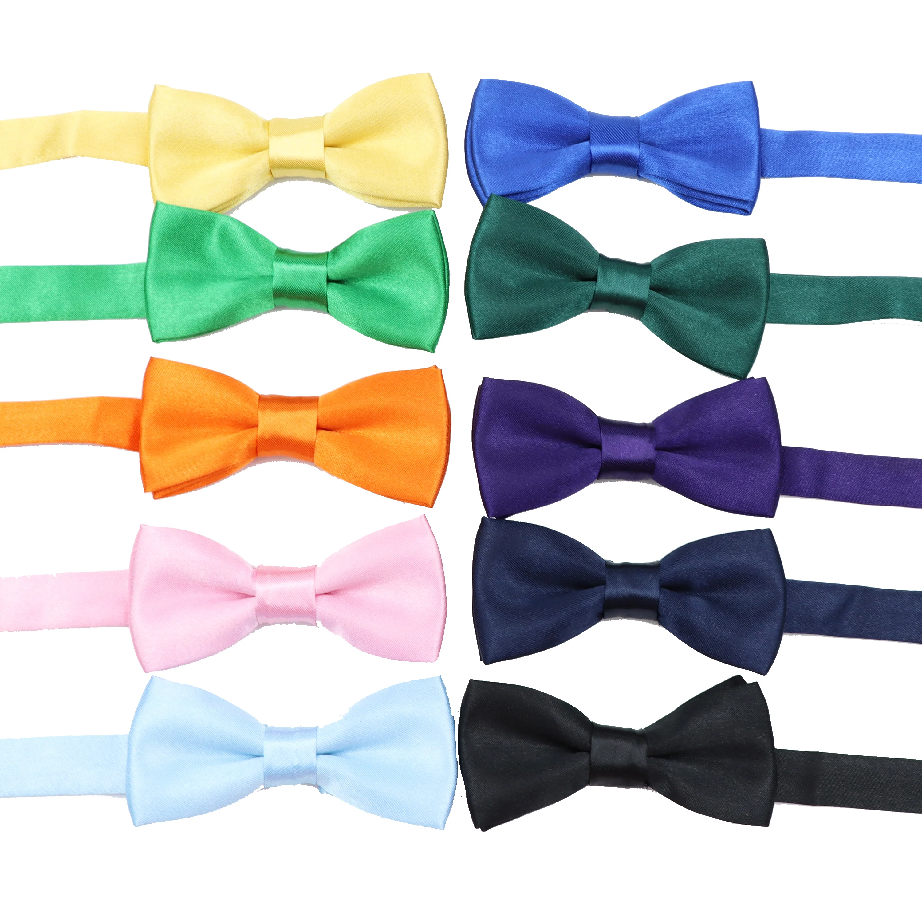 

Fashion Butterfly Super Soft Bow Tie for Boy Girl Candy Classic Solid Color Bowknot Wholesale Party Wedding Accessories Bowties